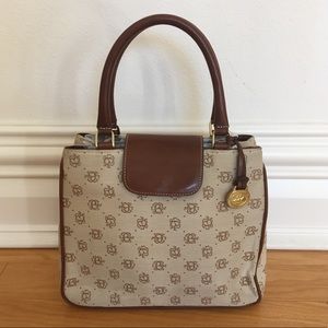 Brahmin Logo Signature Satchel Handbag